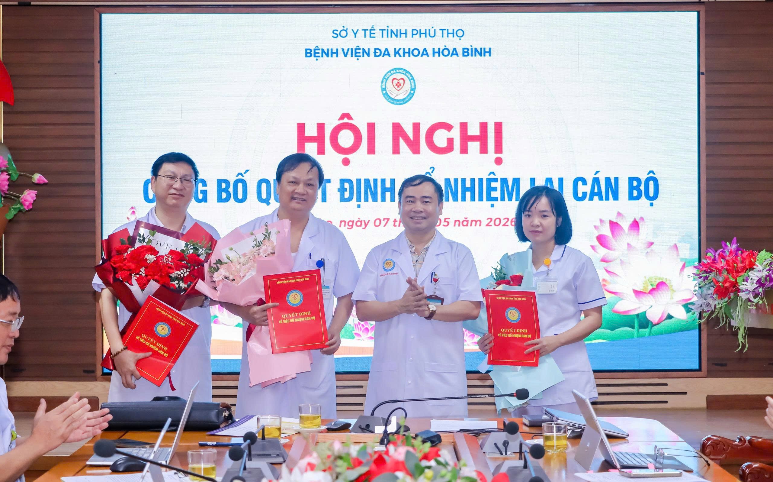  Bệnh viện Đa khoa Hòa Bình bổ nhiệm lại nhiều cán bộ chủ chốt, quyết tâm đột phá chuyên môn